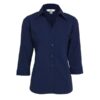 Womens Metro 3_4 Sleeve Shirt-navy wecompresscom Womens Metro 3/4 Sleeve Shirt