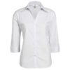 Womens Metro 3_4 Sleeve Shirt-white wecompresscom Womens Metro 3/4 Sleeve Shirt