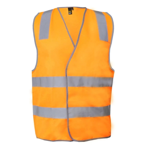Workcraft Unisex Hi Vis Safety Reflective Vest Workcraft Unisex Hi Vis Reflective Vest