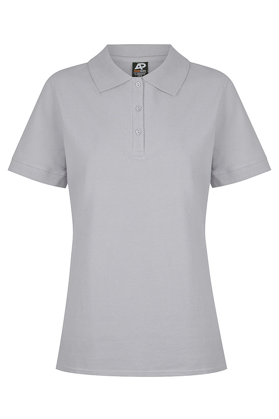 Aussie Pacific Claremont Ladies Polo Silver Aussie Pacific Claremont Ladies Polo