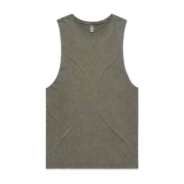 5039_STONE_WASH_BARNARD_TANK_MOSS_STONE__41558 AS Colour Stone Wash Barnard Tank