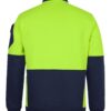 JB's 350g Hi Vis 1/2 ZIp Trade Fleece