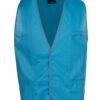 JB's Coloured Tricot Vest Aqua
