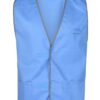 JB's Coloured Tricot Vest Lt Blue