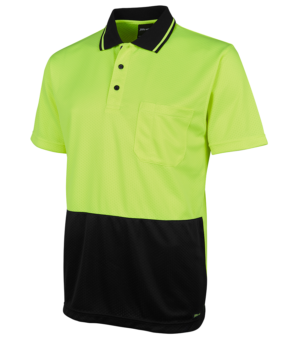 6HJNC_LIMEBLACK_02_636022008567921821 JB's Hi Vis Jacquard Non Cuff Polo