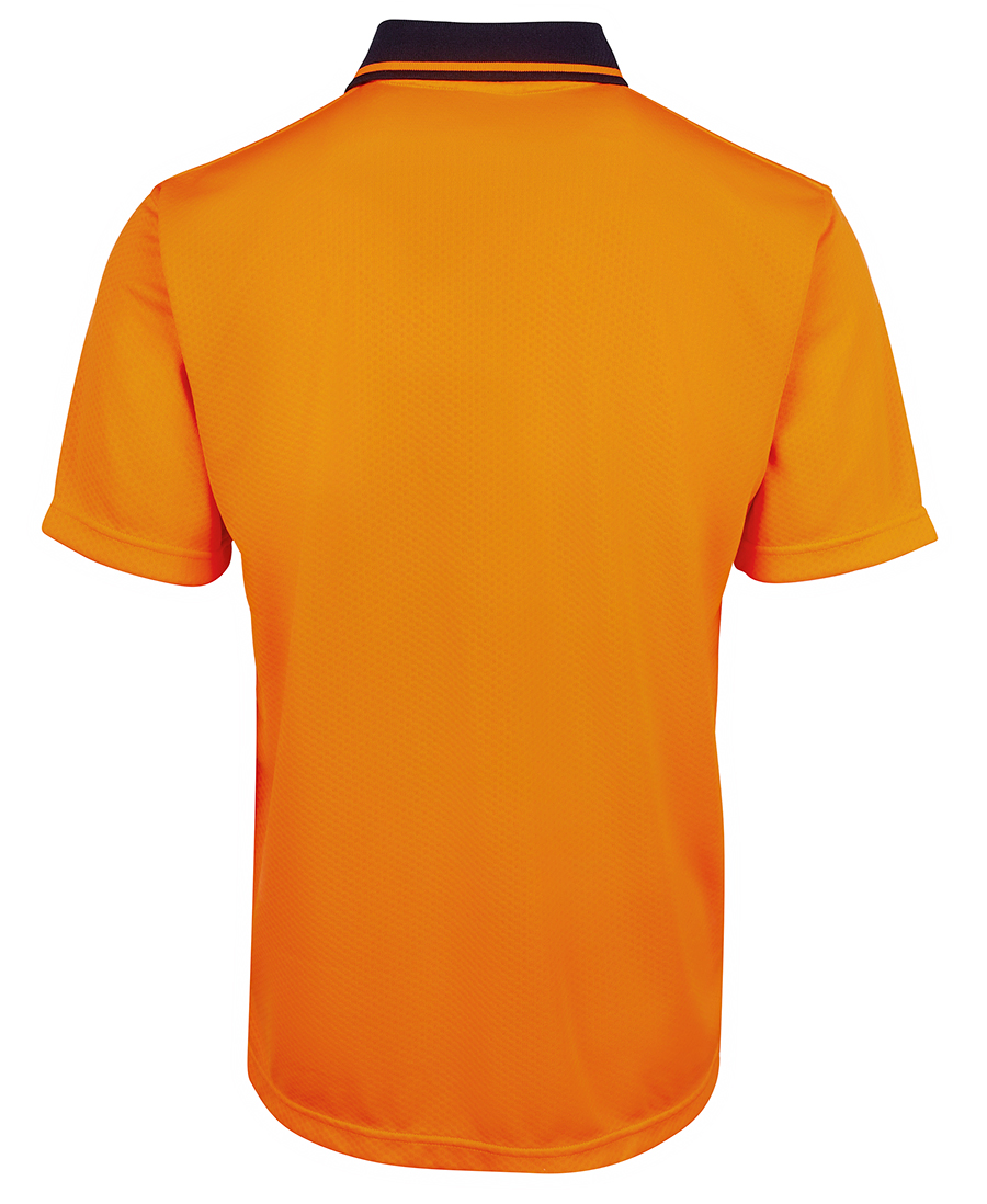 6HJNC_ORANGENAVY_03_636022009865855795 1 JB's Hi Vis Jacquard Non Cuff Polo