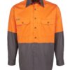 6HWSL_ORANGECHARCOAL_01_635597812898963433 JB's Hi Vis L/S 150G Work Shirt