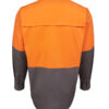6HWSL_ORANGECHARCOAL_03_636022828104316781 JB's Hi Vis L/S 150G Work Shirt