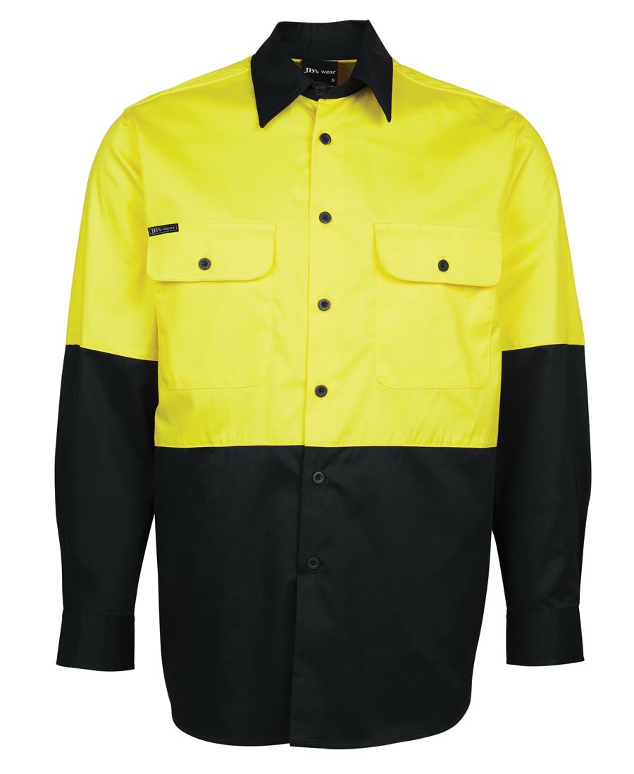 6HWSL_YB_01_638411887958523899 JB's Hi Vis L/S 150G Work Shirt