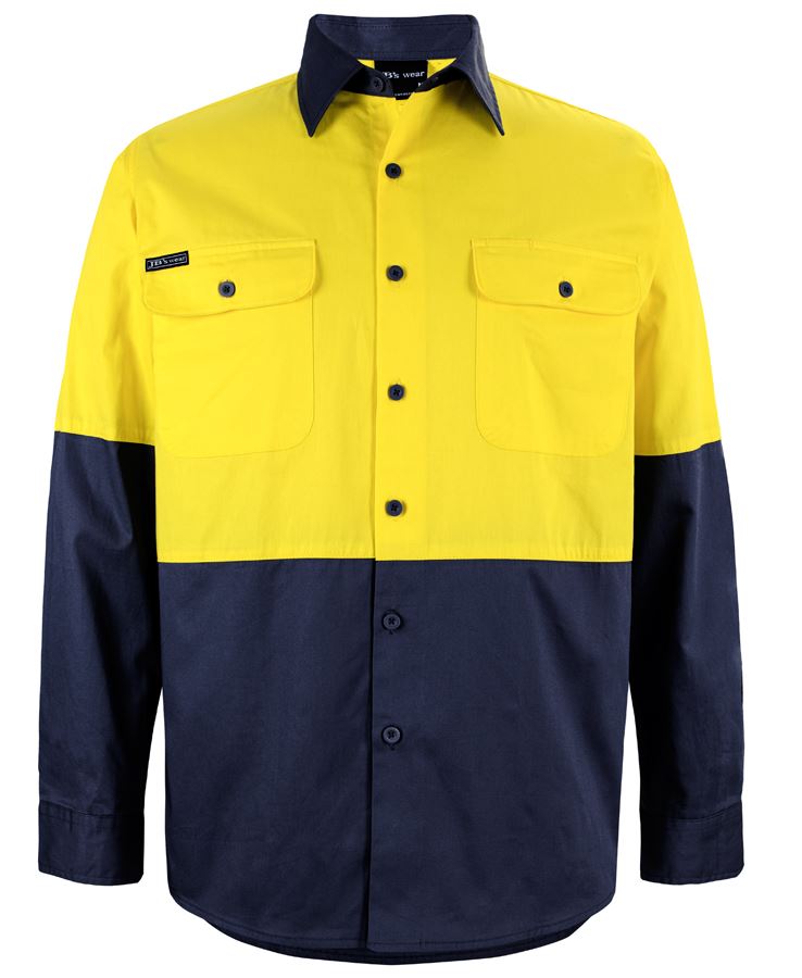 6HWSL_YN_01_638719497101275932 JB's Hi Vis L/S 150G Work Shirt