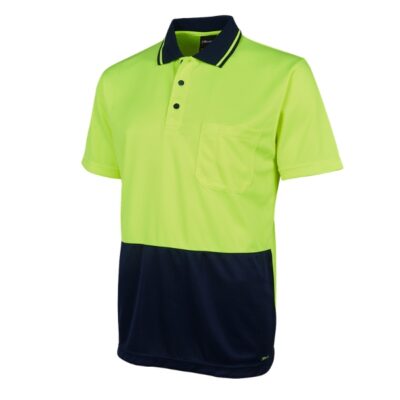 JB's Hi Vis Jacquard Non Cuff Polo
