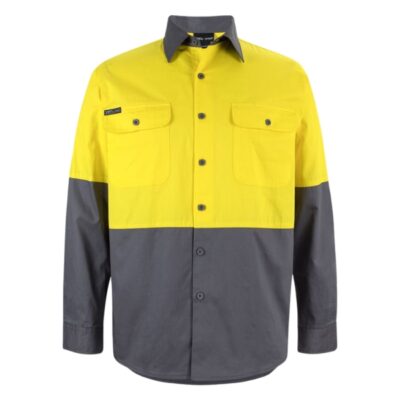 JB's Hi Vis L/S 150G Work Shirt