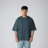 MaxHeavyeight_OS_SlateBlue_Front Shaka Wear Max Heavyweight Oversized T-Shirt