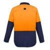 ZW468_bProduct_Orange_Navy_02_FknkKKe wecompresscom Syzmik Mens Hi Vis Outdoor Long Sleeve Shirt