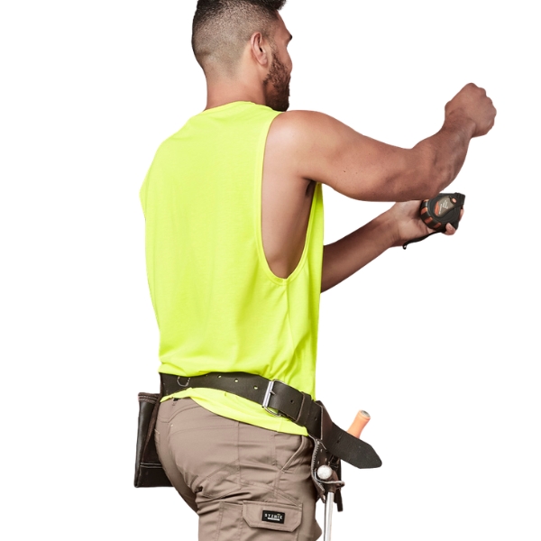 syzmik-zh297 Syzmik Mens Hi Vis Sleeveless Tee