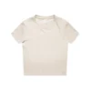 4061_WOS_MINI_TEE_BONE__37232 Wo's Organic Mini Tee 4061