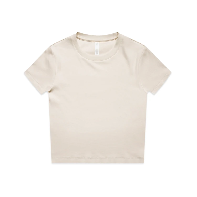4061_WOS_MINI_TEE_BONE__37232 Wo's Organic Mini Tee 4061