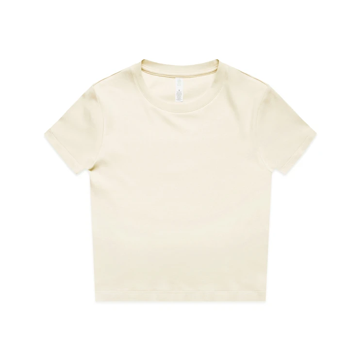4061_WOS_MINI_TEE_ECRU__56539 Wo's Organic Mini Tee 4061