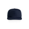 1119_SURF_COTTON_CAP_NAVY__41183 Navy blue baseball cap facing forward on a white background, plain with a curved brim and top button.