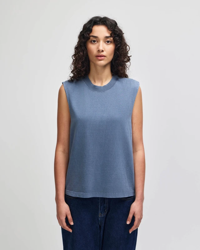 17727_source_1782980378 American Apparel® 207GD Muscle T-Shirt faded navy