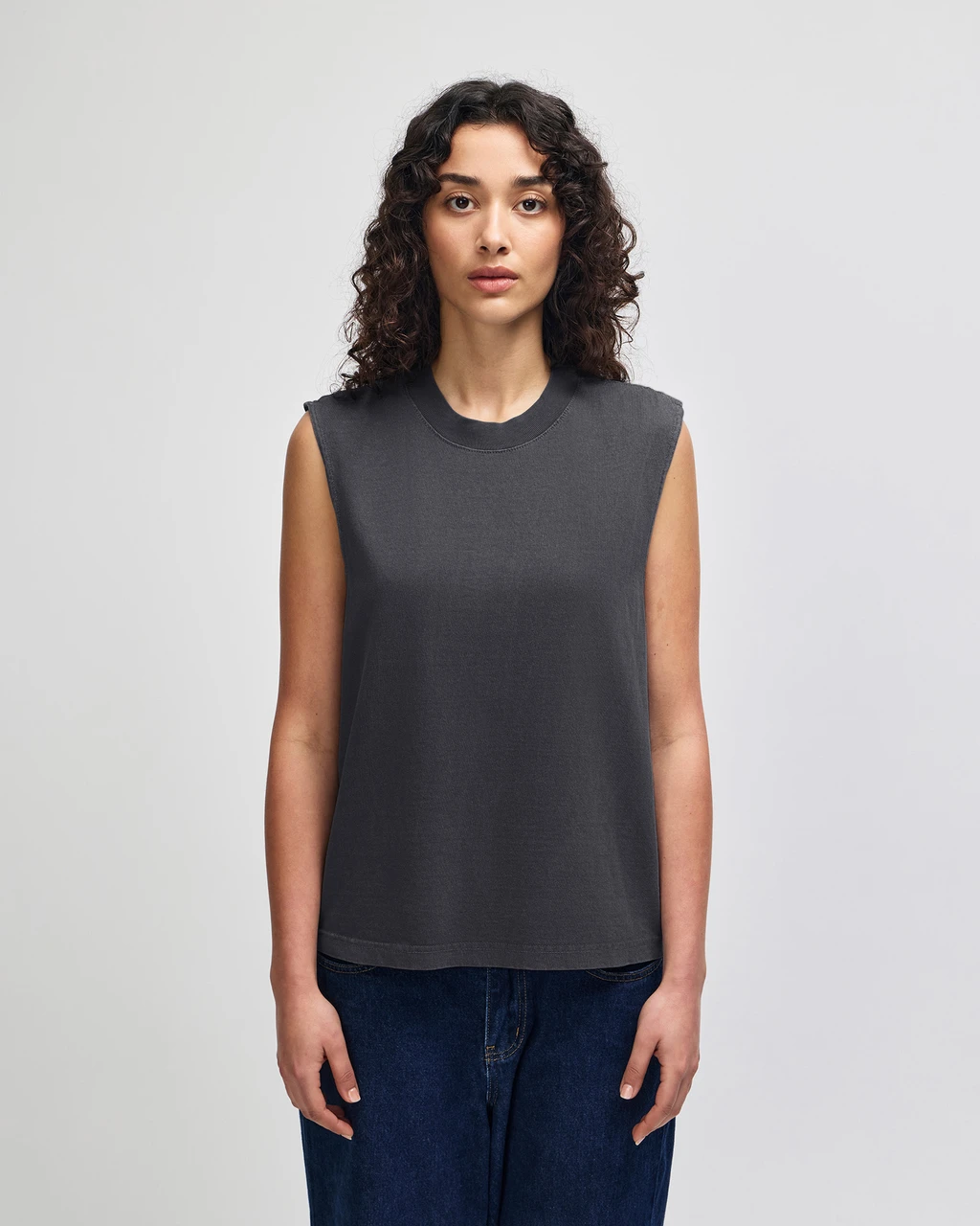 207GD_FadedBlack_01__44530 American Apparel® 207GD Muscle T-Shirt faded black