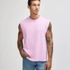 207GD_FadedPowderPink_05__80740 American Apparel® 207GD Muscle T-Shirt powder pink