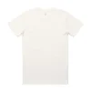 5026G_CLASSIC_ORGANIC_TEE_NATURAL__69998 Plain white crew-neck T-shirt laid flat on a white background, viewed from above
