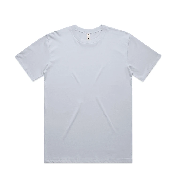 5079_CLASSIC_MINUS_TEE_POWDER__84350 Light gray short-sleeve T-shirt laid flat on a white background (blank/plain).