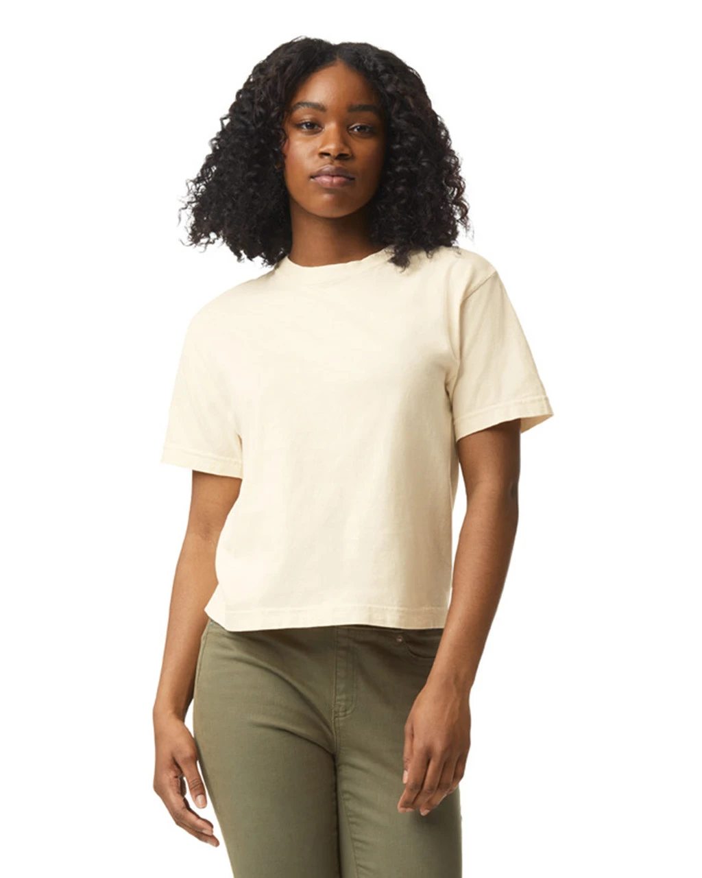 9601_source_1746036309 Comfort Colors® 3023CL Boxy Cropped T-Shirt ivory
