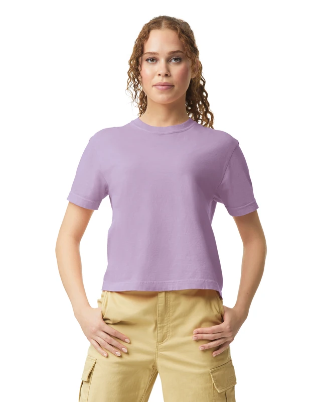 9644_source_1746036314 Comfort Colors® 3023CL Boxy Cropped T-Shirt orchid
