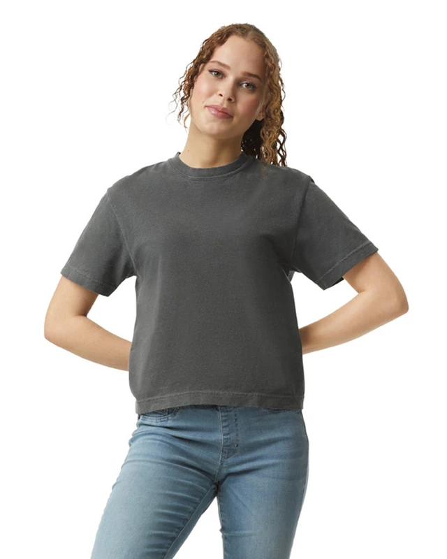 9729_source_1746036322 Comfort Colors® 3023CL Boxy Cropped T-Shirt pepper
