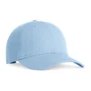 CCWC0-hydrangea Light blue baseball cap on white background, shown in a side view with a curved brim and rounded crown.
