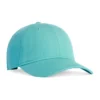 CCWC0-mint Turquoise baseball cap facing left on a white background, with curved brim