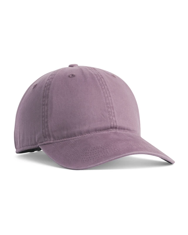 ccsc0-dusk Lavender baseball cap with a curved brim and stitched panels, plain front design.
