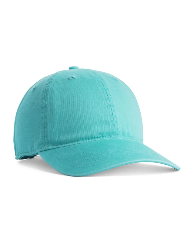 ccsc0-mint Turquoise baseball cap on a white background with a curved brim.