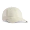 ccst0-ivory Cream-colored baseball cap with a curved brim and mesh back panels (trucker-style)